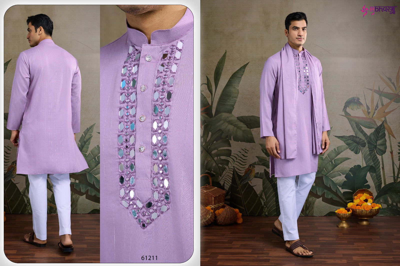 Zari & Weaves Vol 1 by Shubhvastra Mens Kurta With Dupatta Suppliers In India
